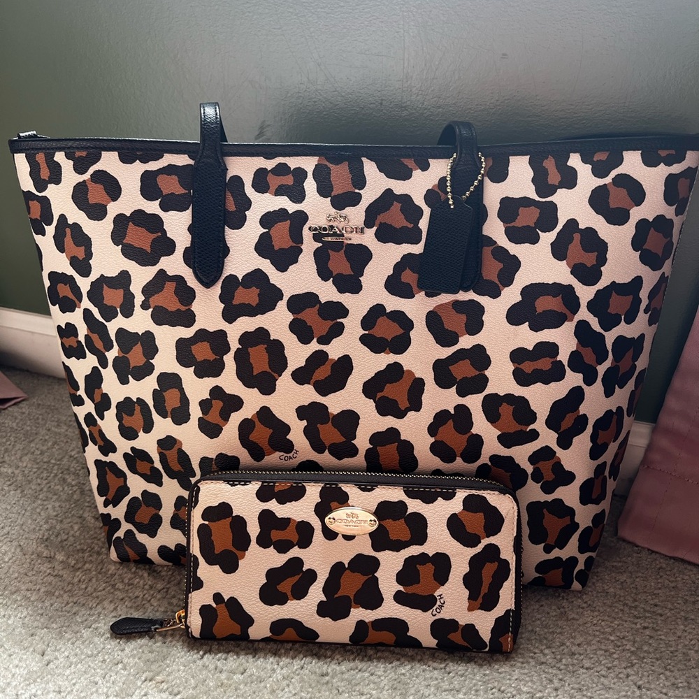 COACH Leopard Print Set